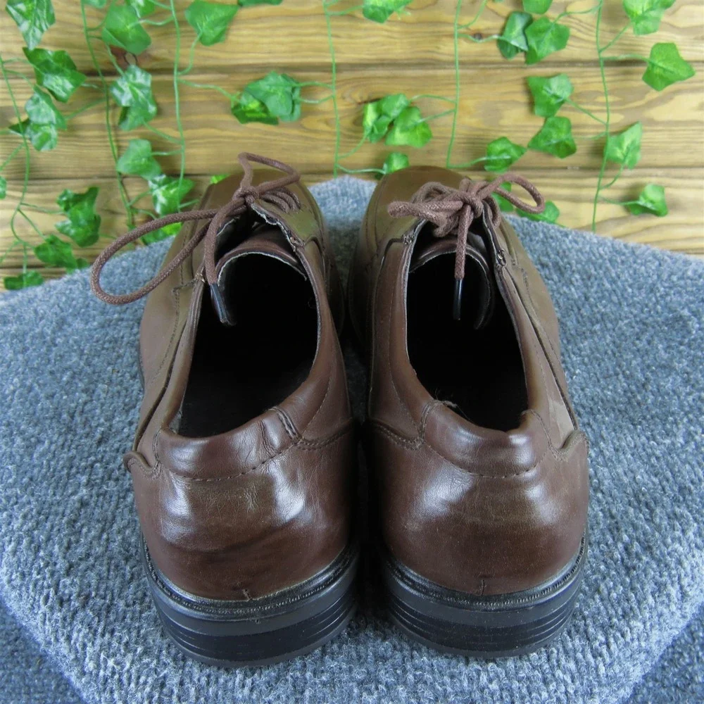 Alpine‎ Swiss Men  Derby Oxfords Brown Synthetic Size 12 Medium Gently Used 2025
